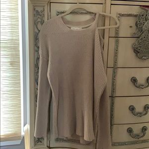 VANILLA SKY STORE -SWEATER LONG ONE OPEN SHOULDER